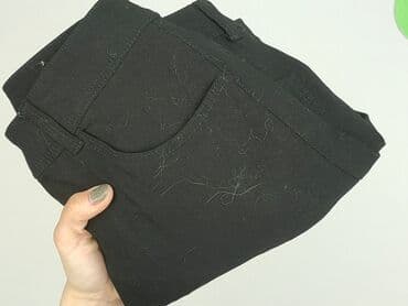 zara woskowane spodnie: Material trousers for women, size S (EU 36) — 5