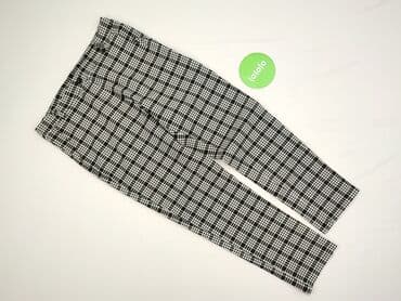 жіночий одяг олх: Material trousers for women, size XL (EU 42) — 2
