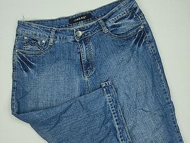 jeansy jasne: Spodnie 3/4 damskie, rozmiar 4XL — 1