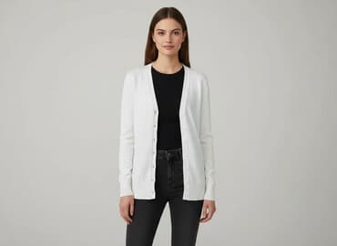 tanie narzutki damskie: Kardigan damski, rozmiar S — 6