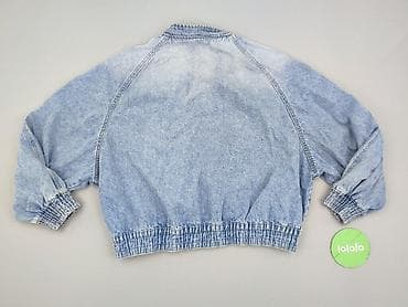 bomberka h: Denim, Kurtka jeansowa damska, rozmiar L — 3
