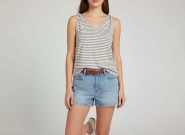 ubrania oshee: Shein, T-shirt damski, rozmiar S — 1