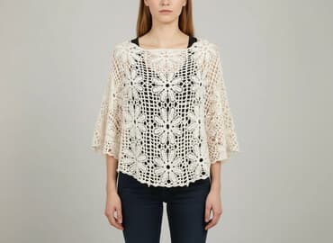 klapki hermes ccc: Ponczo damskie, rozmiar One size — 6