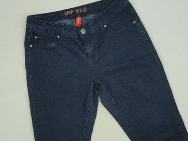 jeansy cropped damskie: Denim Co, Spodnie 3/4 damskie, rozmiar M — 1