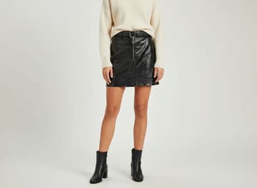 hm spódnice skórzane: H&M, Women`s skirt, size XS — 1