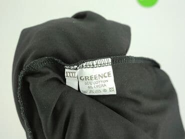 czarna sukienka i creepersy: Greence, Sukienka damska, rozmiar 3XL — 4