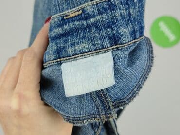 jeansy plus size wysoki stan: Denim, Szorty damskie, rozmiar S — 4
