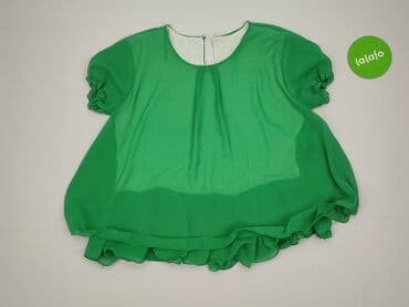zielone bluzki z krótkim rękawem: Women's blouse, size XL (EU 42) — 2