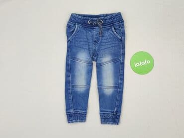 spodnie w kropki dla chlopca: Spodnie jeansowe, Lupilu, 1.5-2 lat, 92, stan - Bardzo dobry — 2