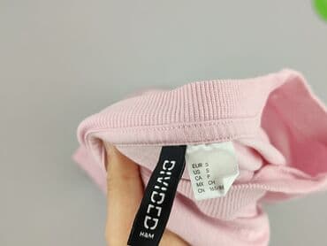 różowe t shirty oversize: H&M, Women`s dress, size S — 4