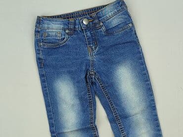 marynarka w kolorową kratę: Spodnie jeansowe, Kiki & Koko, 5-6 lat, 116, stan - Idealny — 1