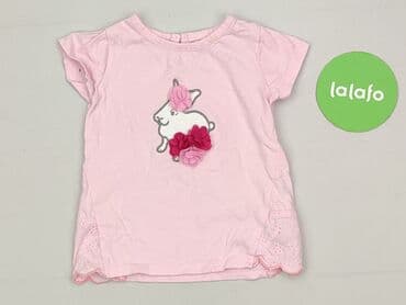 koszulka y2k: T-shirt, Fox&Bunny, 9-12 months, condition - Very good — 2