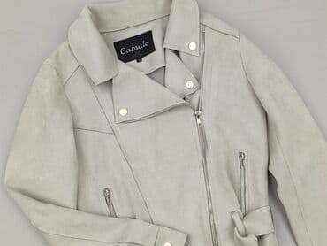 marynarka do różowej sukienki: Capsule, Kurtka skórzana damska, S — 1