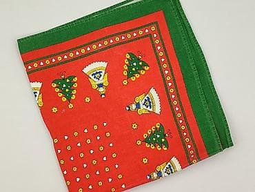 Towels: PL - Tablecloth 70 x 75, color - Red, condition - Very good — 4