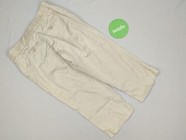 krótkie spodenki beżowe: Spodnie materiałowe damskie, rozmiar L — 3