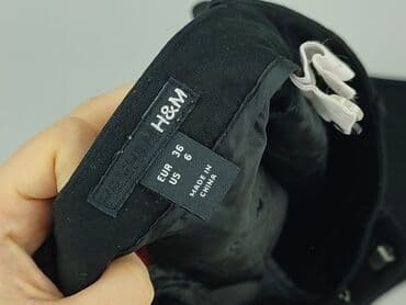 garnitur damski butelkowa zieleń zara: H&M, Spodnie materiałowe damskie, rozmiar S — 5