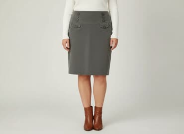 srebrne spódnice ołówkowe: Women`s skirt, size 3XL — 1
