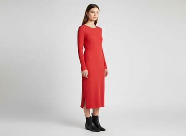 sukienki czerwone midi: Sugarfree, Sukienka damska, rozmiar S — 1