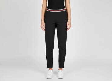 monnari czarne spodnie: Defacto, Spodnie materiałowe damskie, rozmiar M — 6