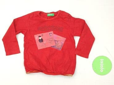 top secret sweterki: Bluzka, Benetton, 12-18 miesięcy, stan - Bardzo dobry — 2