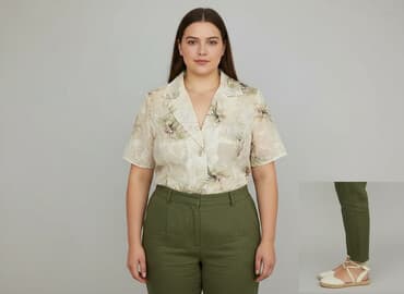 bluzki eleganckie z krótkim rękawem: Bluzka damska, rozmiar XL — 6