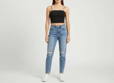 shein czarne bluzki: Shein, Top damski, rozmiar S — 7