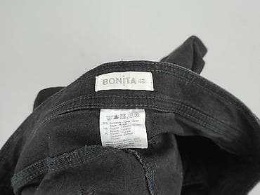 patchworkowe jeansy: Bonita, Spodnie materiałowe damskie, rozmiar XL — 4