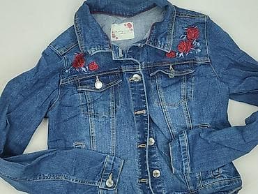 grey denim jeans: Orsay, Kurtka jeansowa damska, rozmiar M — 1