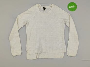 bialy sweterek hm: H&M, Sweter damski, rozmiar S — 2