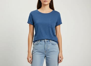 t shirt basic hm: H&M Basic, T-shirt damski, rozmiar XS — 1