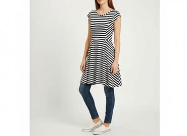 sukienki w paski: Sukienka damska, rozmiar M — 6