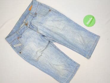 jeansy cropped damskie: Joy, Spodnie 3/4 damskie, rozmiar XL — 2