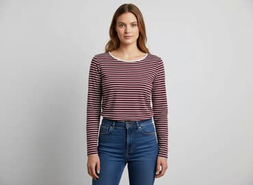 koszula wiya w paski: Bluzka damska, rozmiar M — 5