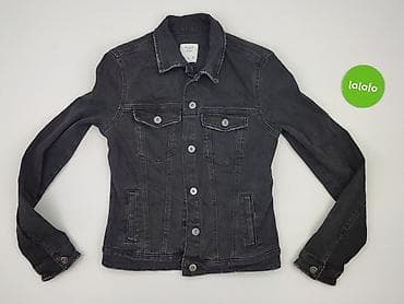 kurtka 34: Bershka, Kurtka jeansowa damska, rozmiar M — 2