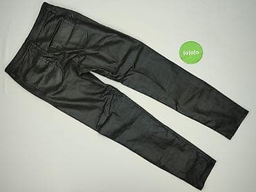 ubrania h m: H&M, Spodnie materiałowe damskie, rozmiar S — 3