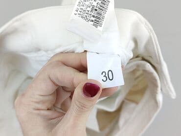 biale buty skarpetkowe: Jeansy damskie, rozmiar M — 4