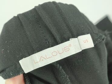 legginsy czarne woskowane: Spodnie materiałowe damskie, rozmiar S — 4