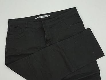 cheap black: In Extenso, Spodnie materiałowe damskie, rozmiar 4XL — 1