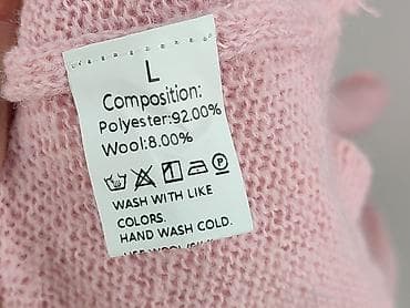 sweter w serca h: Sweter damski, rozmiar L — 4