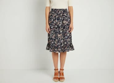 granatowa spódnice midi: Spódnica damska, rozmiar M — 5