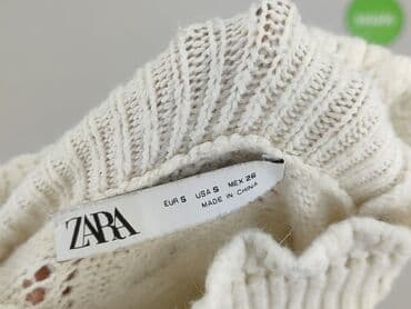 zara sweter z bufiastymi rękawami: Zara, Golf damski, rozmiar S — 4