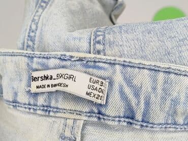 spodenki jeansowe z wysokim stanem pull and bear: Bershka, Szorty damskie, rozmiar M — 4