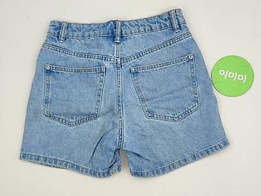 blue jeans l: Denim, Szorty damskie, rozmiar S — 3