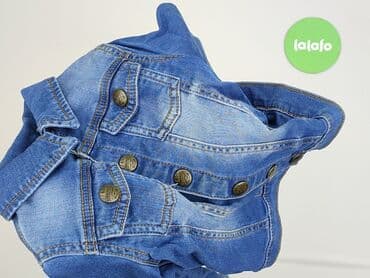 koszula button down: Children's jeans jacket, 1.5-2 years, 86-92 cm, F&F, condition - Perfect — 7