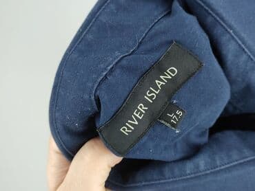 niebieska bluza pull and bear: River Island, Koszulа dla mężczyzn, L — 4