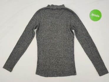 sweter z bufiastymi rękawami: Golf damski, rozmiar S — 3