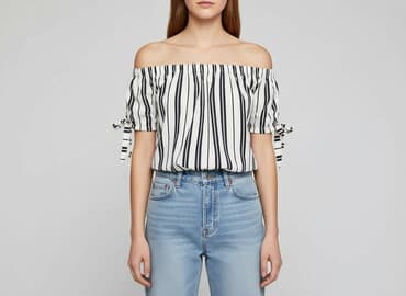 bluzki z odkrytymi ramionami mohito: H&M, Bluzka damska, rozmiar XS — 7