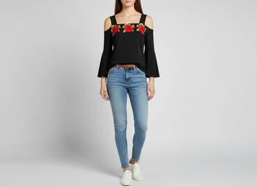 bonprix bluzki eleganckie duże rozmiary: Bpc bonprix collection, Bluzka damska, rozmiar S — 6