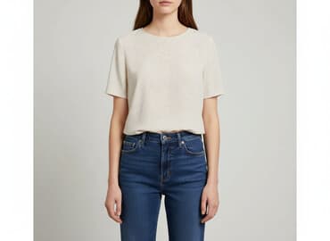 hm bluzki z krótkim rękawem: H&M, Bluzka damska, rozmiar L — 7