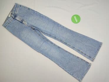 dżinsy z rozszerzanymi nogawkami: Denim, Jeansy damskie, rozmiar XS — 2